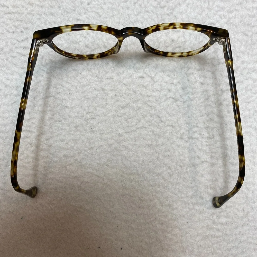 Raen Marin 48 Eyeglasses Brown Havana Brindle Tortoise 48-18-145 Handmade